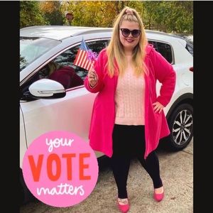 Pink Barbie torrid coat